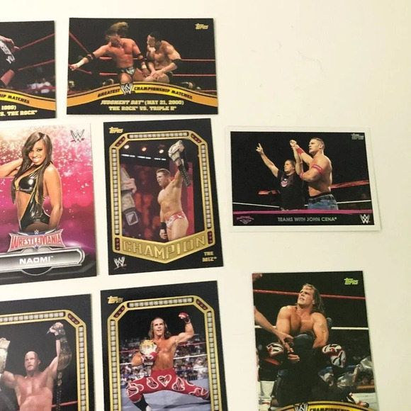 2014 WWE  Topps Lot of 22 Wrestling Cards Championship Contenders Wrestlemania - Picture 3 of 16